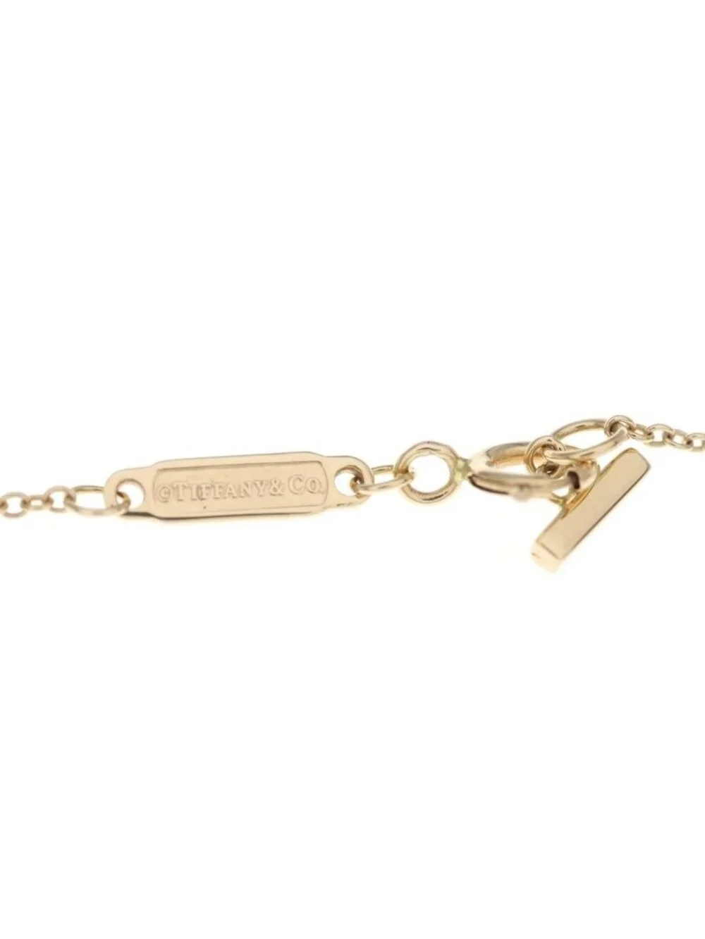 Tiffany & Co T Smile Mini Pendant Pink Gold 18k